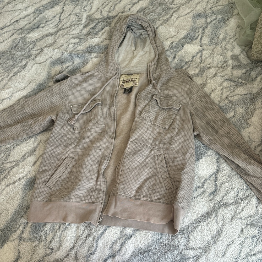 American Rag Beige and Gray Jacket